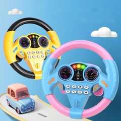 Car Steering Wheel Toy | Kids Interactive Wheel Toy | Multifunctional Steering Wheel (For Glass Surfaces)