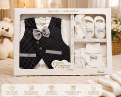 Baby Gift Set – Newborn 10-Piece Luxury Baby Clothing & Accessories Set | Perfect Baby Shower Gift