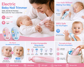 Electric Baby Nail Trimmer – Safe & Quiet Nail File for Newborns, Infants & Toddlers