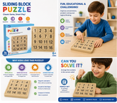 4x4 Sliding Block Digital Puzzle – Brain Teaser IQ Game for Kids & Adults