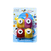 ✂️🎨 Pack of 12 – Mini DIY Paper Punch Set | Assorted Shape Craft Punches | Scrapbooking, Card Making & Paper Art Tools for Kids & Adults 🌸✨