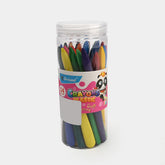🖍️✨ Fun & Learn Plastic Crayons for Kids – 12 Pcs | Vibrant Assorted Colours | Non-Toxic Washable Crayons for Toddlers, Preschoolers & School Children 🌈🎨