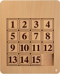 4x4 Sliding Block Digital Puzzle – Brain Teaser IQ Game for Kids & Adults