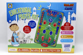 Kids Muslim Prayer Rug Big Size- Electronic Islamic Prayer Carpet Mat, Teaching Talking Music Mat with Worship Step Guide for Kids Toddlers