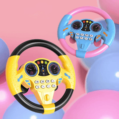 Car Steering Wheel Toy | Kids Interactive Wheel Toy | Multifunctional Steering Wheel (For Glass Surfaces)