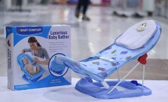 Newborn to Infant Baby Bath Seat with Cushion Pillow Support