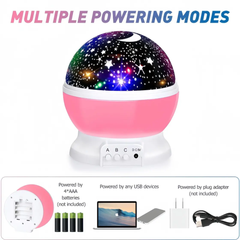 Twinkle Night Kids Projector Lamp | 3D Starry Sky Light