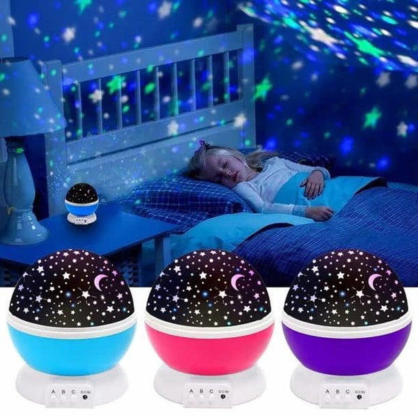 Twinkle Night Kids Projector Lamp | 3D Starry Sky Light