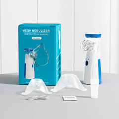 Portable Nabulizer Mesh Inhaler Of Kids & Adults | Mouthpiece, USB Cable, and Battery Operated