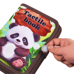 Wild Animals Tactile Touch and Feel Sensory Book - 360°