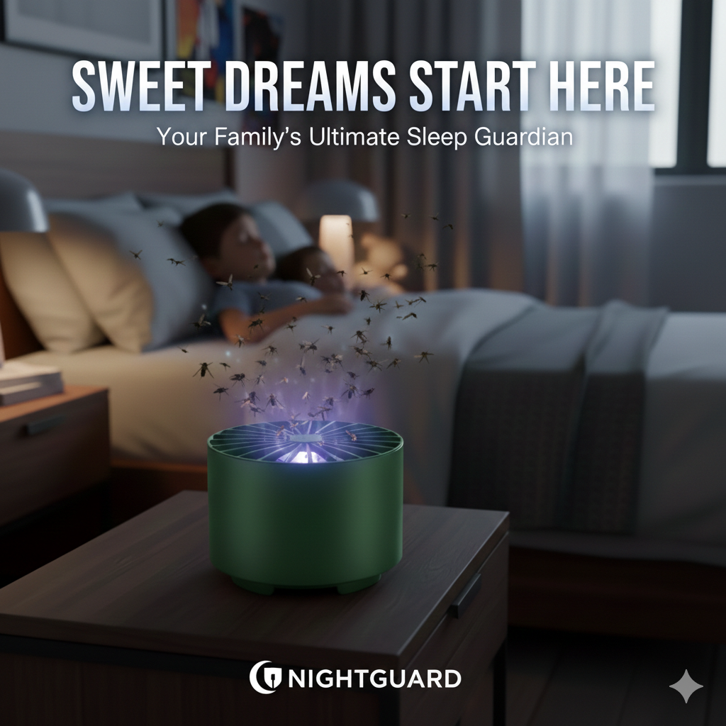 Portable USB Mosquito Killer Lamp – Electric Insect Repellent &amp; Fly Trap