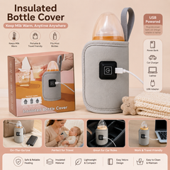 Portable USB Baby Bottle Warmer | Travel Milk & Water Heater for Baby Bottles