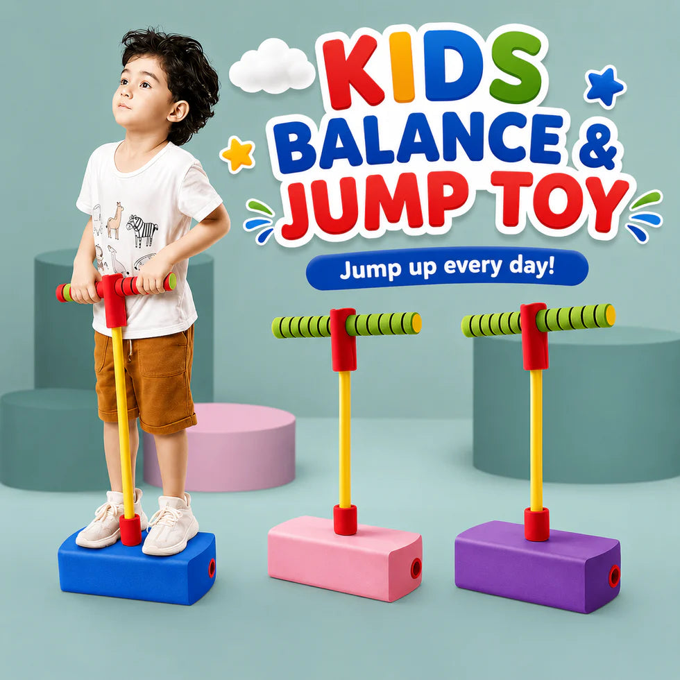 Kids Balance Jump Toy With Box –  Bouncer Indoor Exercise Toy for Active Kids ,