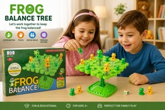 Fun Frog Balance Tree Game – Educational Balancing Board Toy for Kids
