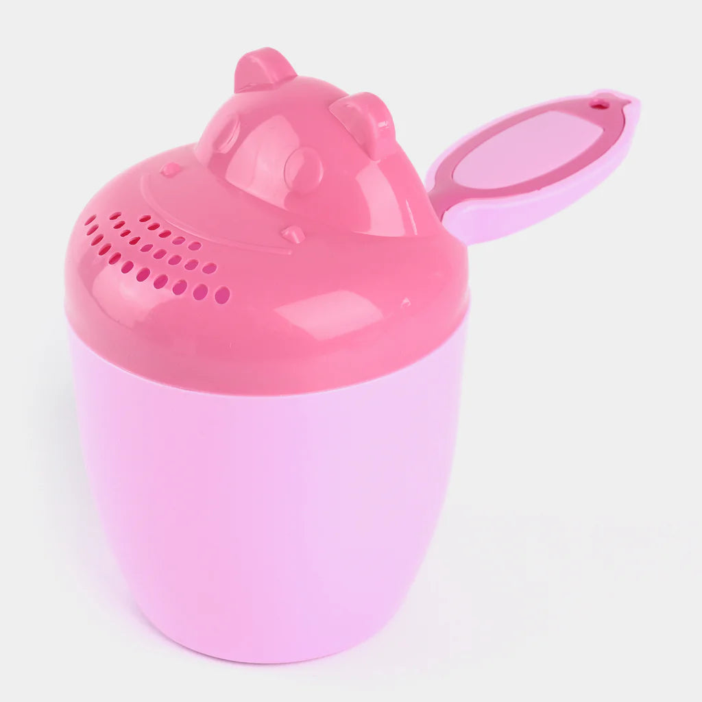 🛁🩷 Baby Bath Shower Cup – Pink | Soft-Grip Rinse Cup for Newborns & Toddlers | Gentle Hair Wash & Bath Time Essential for Infants 🚿✨