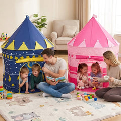 🏰✨ Castle Play House Portable Tent for Kids – Indoor & Outdoor Pop-Up Play Tent | Magical Princess & Knight Playhouse for Toddlers & Children 👑🎪
