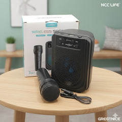 GTS-2158 GrandVoice Portable Karaoke Bluetooth Speaker – 3-Inch High-Power Sound System