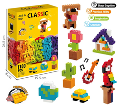 Lego Blocks |Classic Building Bricks Set creative STEM Inspired DIY Blocks 1100 pcs