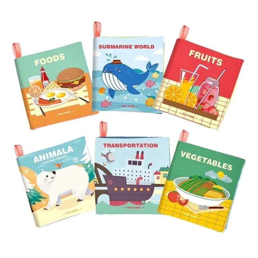 Baby Cloth Book Set (6 books) - Image 2