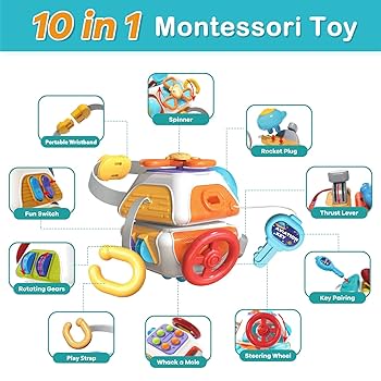 Interesting Polyhedron-Montessori Toys for Toddlers – Early Learning Activity Cube - Image 4