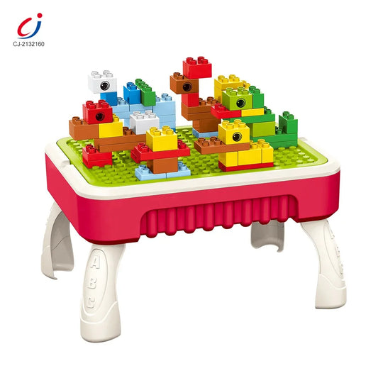 3-in-1 Kids Building Blocks Table Set with DIY Bricks | Multi-FunctionTable - Image 7