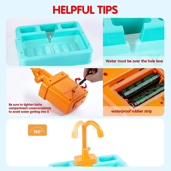 Kitchen Wash Basin For kids - Kitchen Sink for Girls - Kitchen Washbasin Toy - Image 7