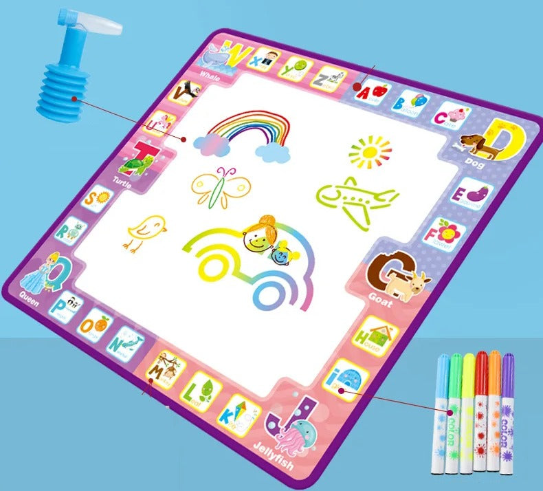 2in1 Write And Spray Magic Mat - Spray Painting Blanket - Water Magic Mat -Water Colour Mat - Painting Mat - Image 3