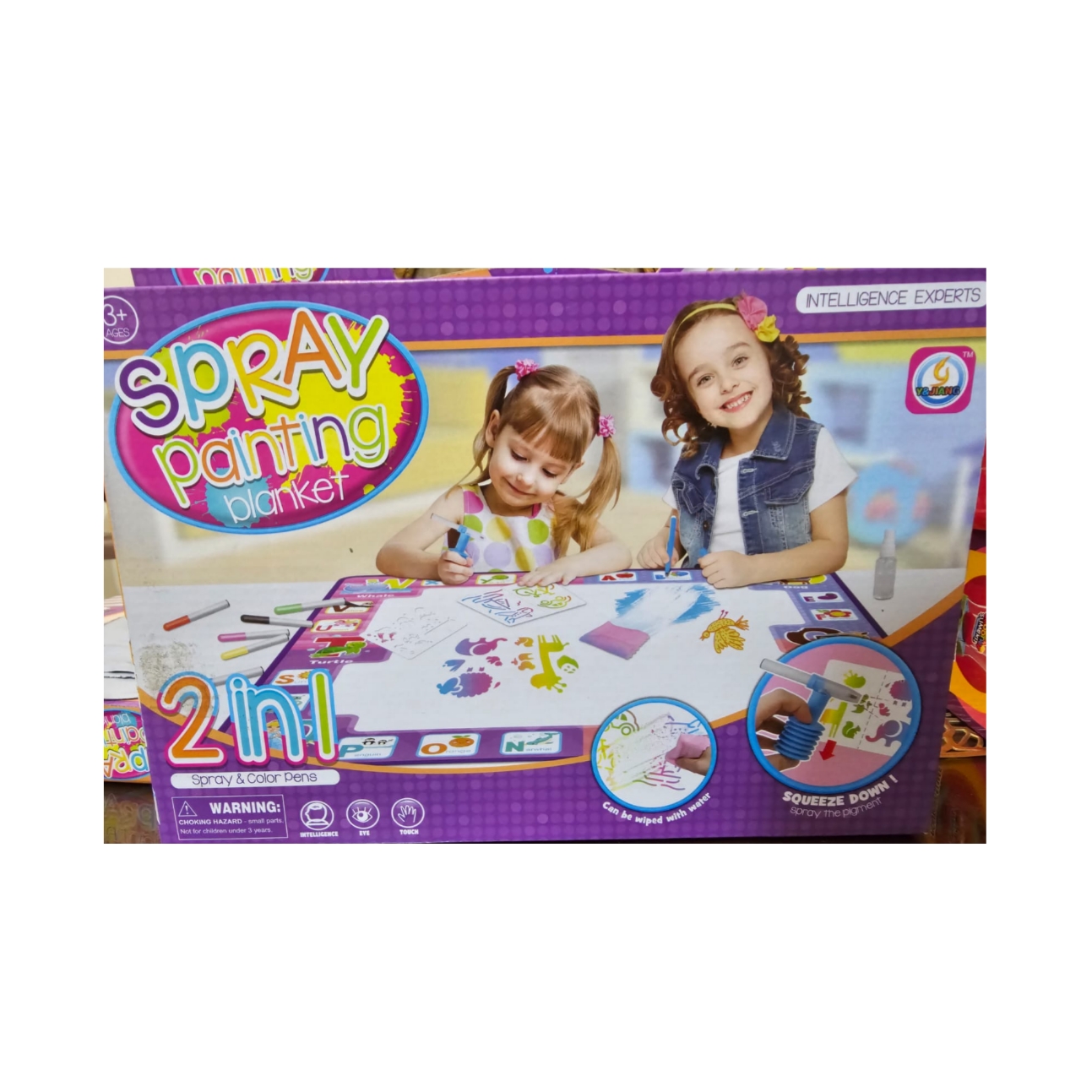 2in1 Write And Spray Magic Mat - Spray Painting Blanket - Water Magic Mat -Water Colour Mat - Painting Mat - Image 2