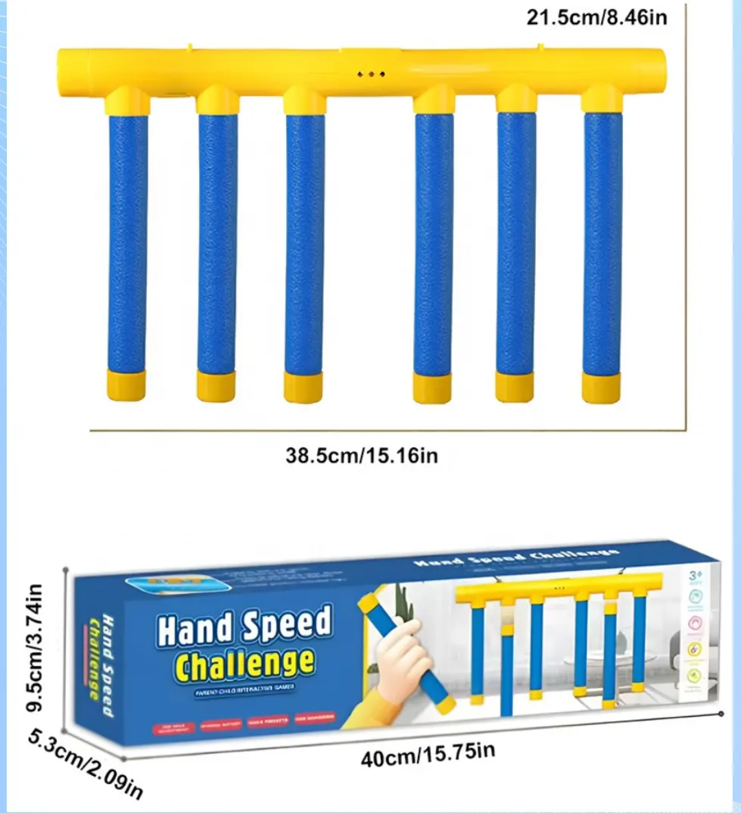 Hand Speed Reflex Challenge Game | Reflex Drop Sticks Challenge Game - Image 4