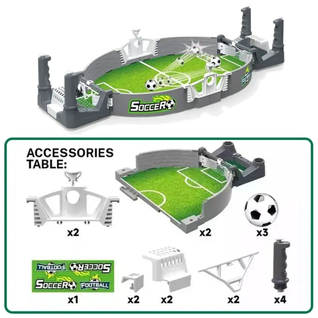 Table Football Game | 2 Player Football Indoor Game | Portable Football Board Game ⚽ - Image 5