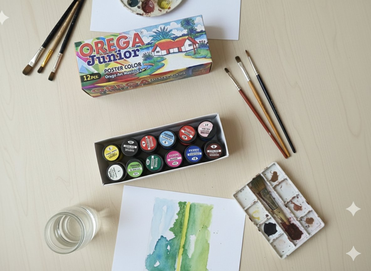 Orega Junior Poster Paints ( 12PCS)