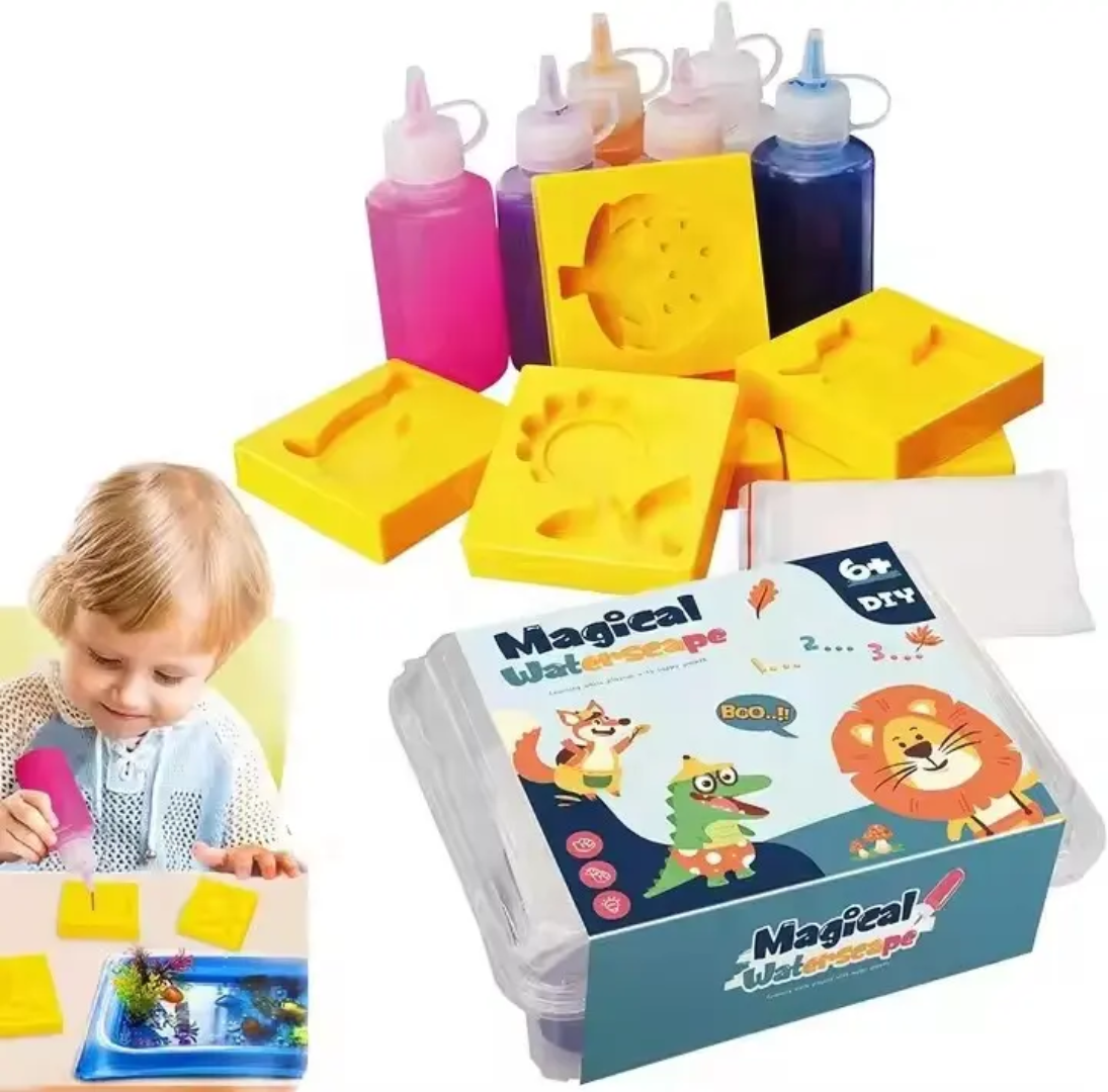 Magical Waterscape – DIY ELF Water Gel Molding Toy - Creative Magic toy creation Kit - Image 8