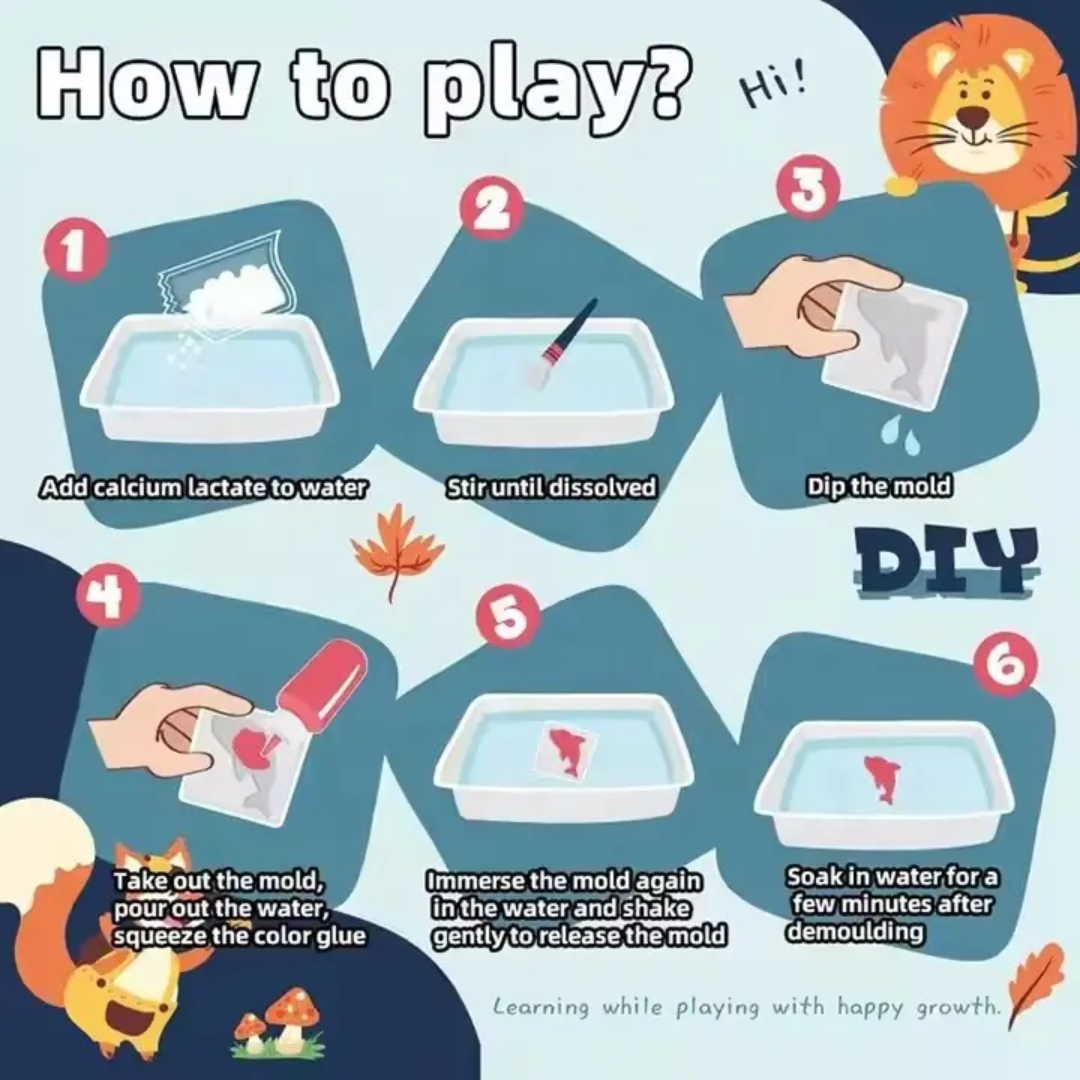 Magical Waterscape – DIY ELF Water Gel Molding Toy - Creative Magic toy creation Kit - Image 7