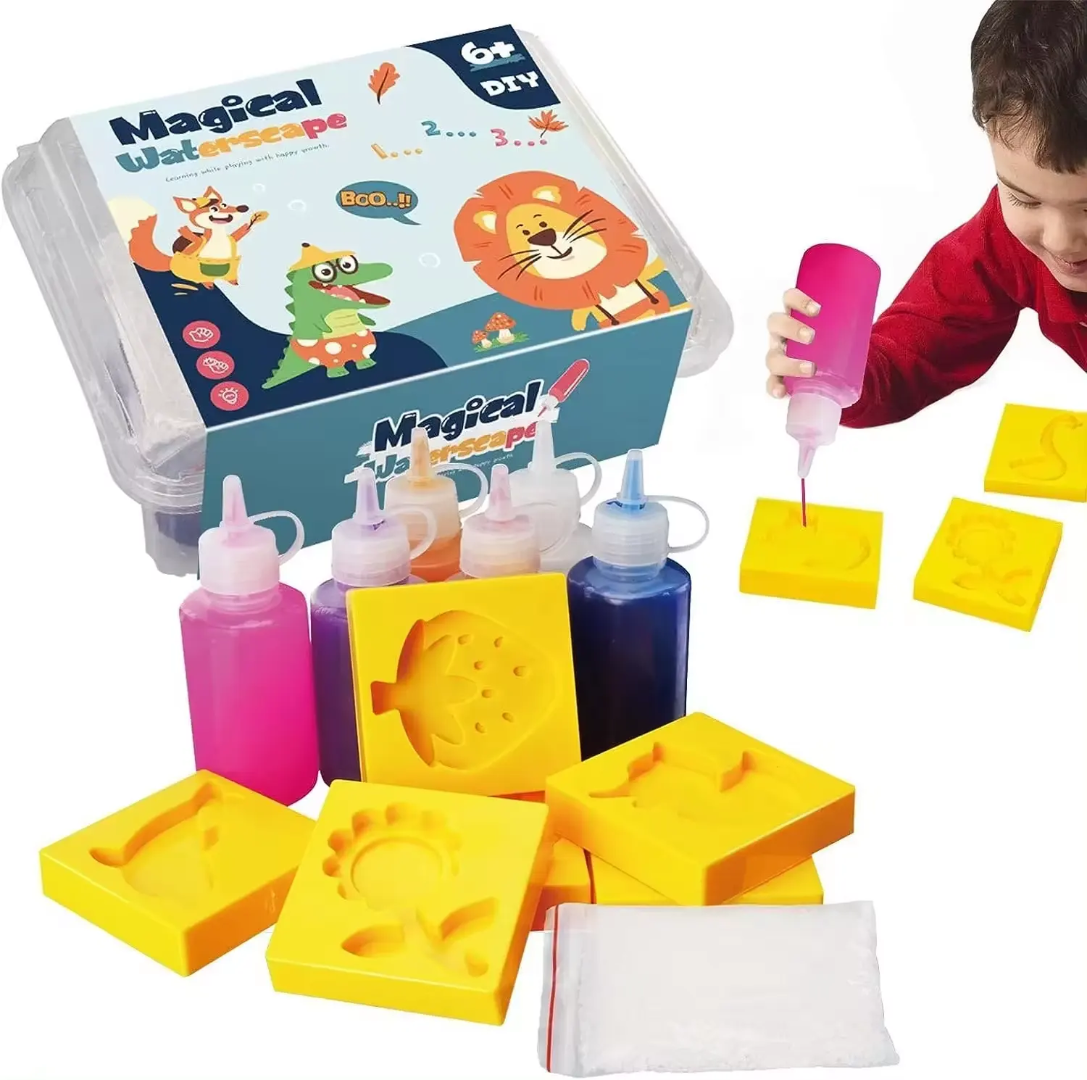Magical Waterscape – DIY ELF Water Gel Molding Toy - Creative Magic toy creation Kit - Image 5
