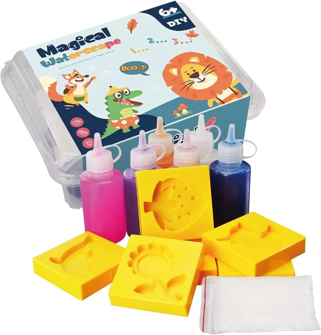 Magical Waterscape – DIY ELF Water Gel Molding Toy - Creative Magic toy creation Kit - Image 2