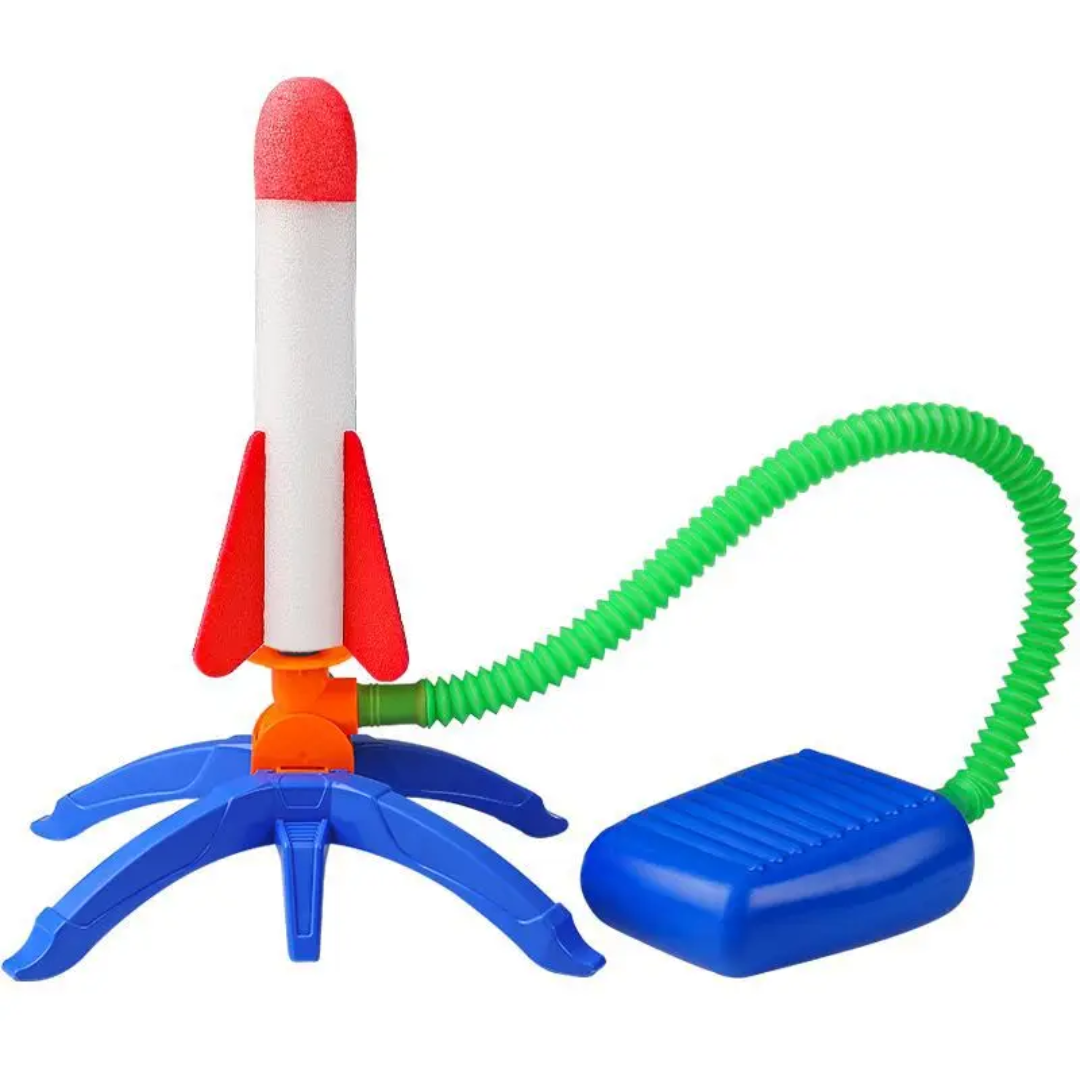 Rocket Launcher Toy | Fun Air Rocket Launcher Toy | Outdoor Stomp Rocket Launcher Game for kids - Image 3