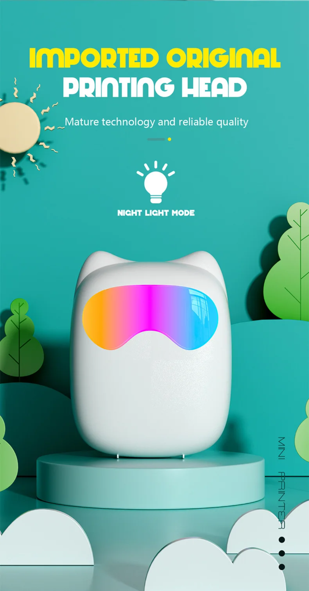 Portable HD Mini Printer | Mini Printer| Mobile photo printer | Wireless Photo printer - Image 4