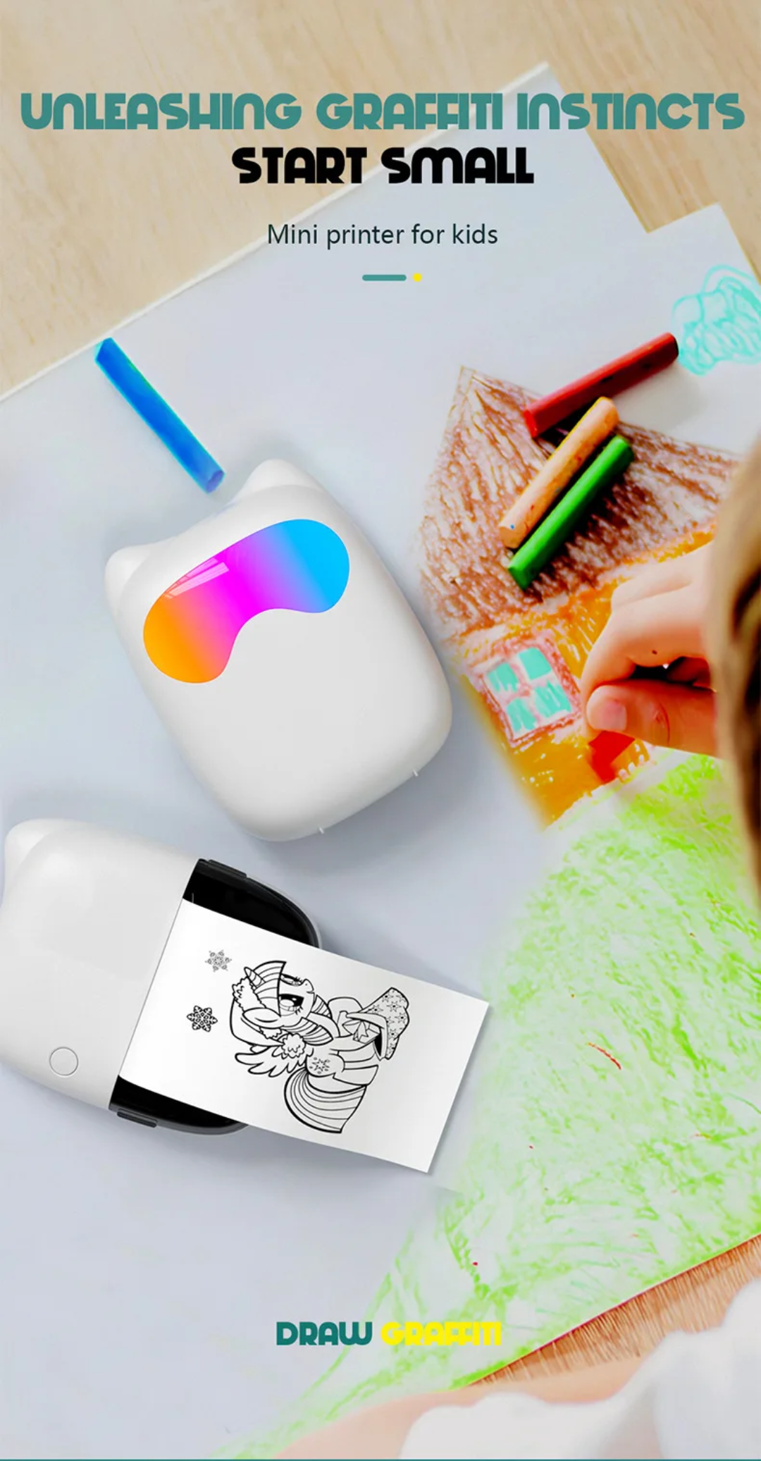 Portable HD Mini Printer | Mini Printer| Mobile photo printer | Wireless Photo printer - Image 17