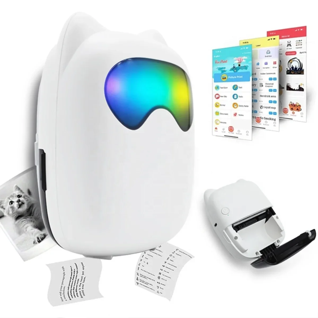 Portable HD Mini Printer | Mini Printer| Mobile photo printer | Wireless Photo printer