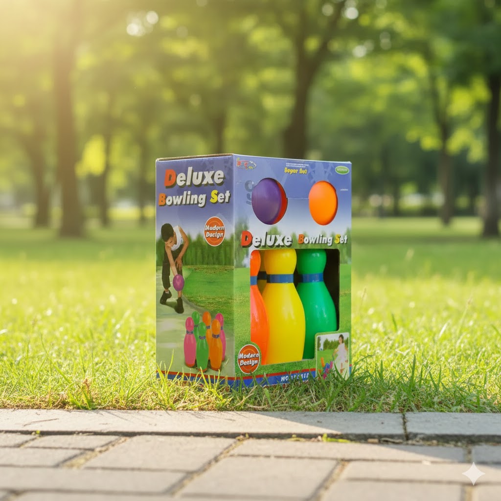 Kids Indoor Bowling Game Set | Fun Family Sports Play Set - Image 3