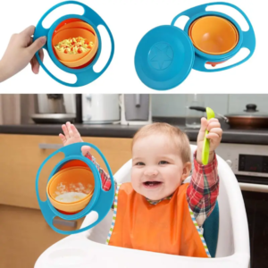 360 Degree Spill Free Gyro Food Bowl | Gyro Food bowl For Toddler |