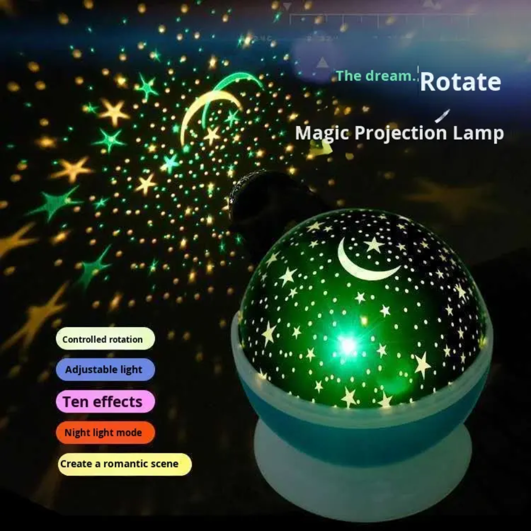 Twinkle Night Kids Projector Lamp | 3D Starry Sky Light - Image 9