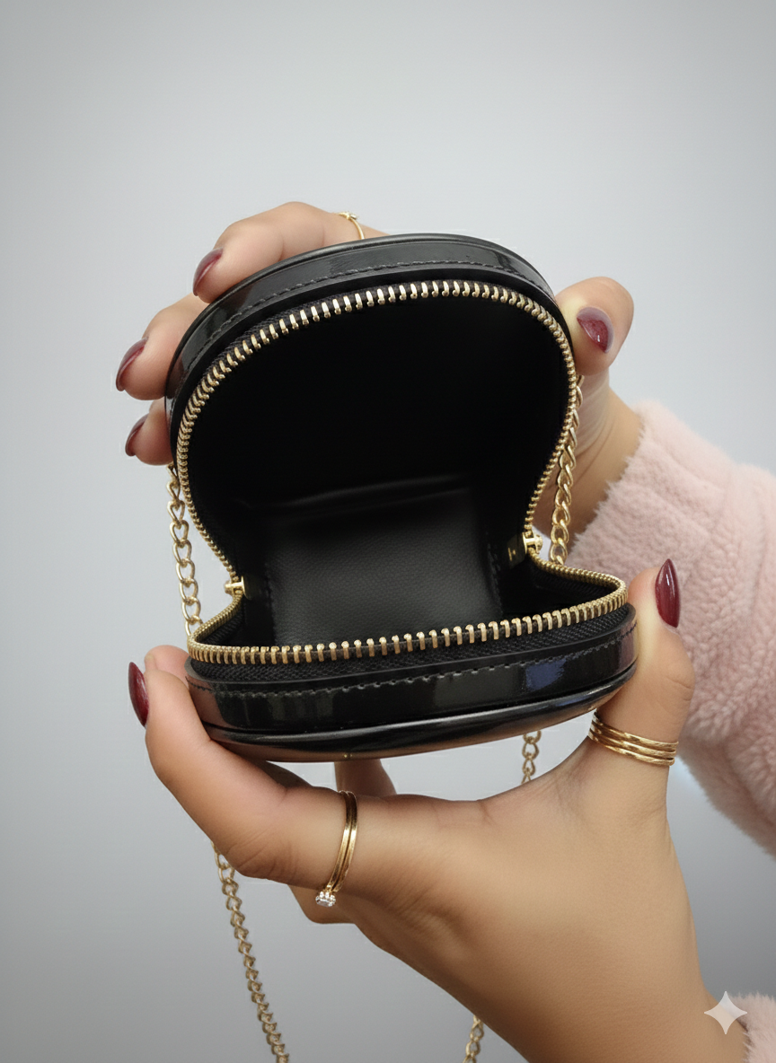 Cute Bow Bags For Girls | Fiber Bags Latest Design ( 5×5*) (Random Colour) - Image 4