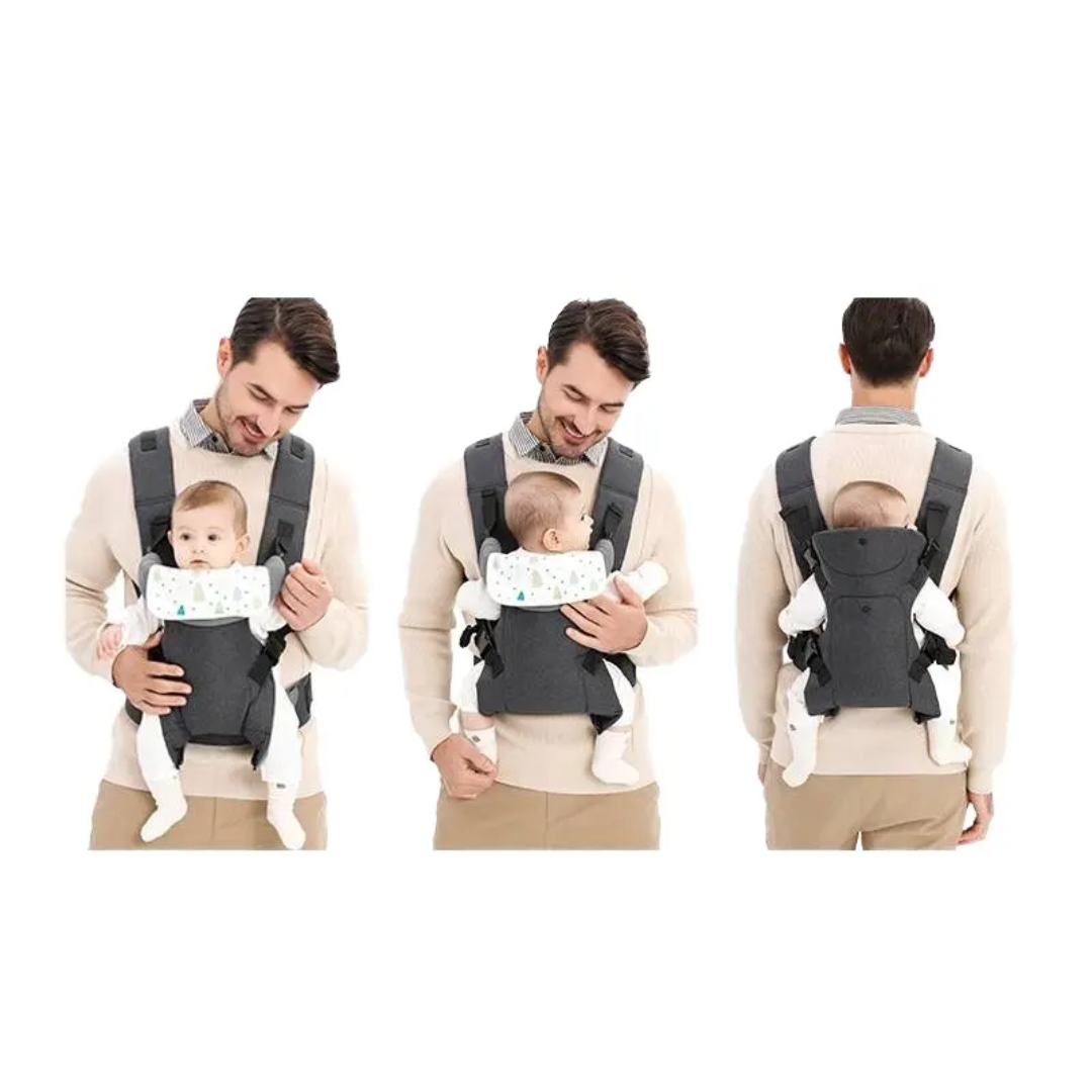 Pain-Free Ergonomic Baby Backpack – Adjustable Multi-Position Sling - Image 5