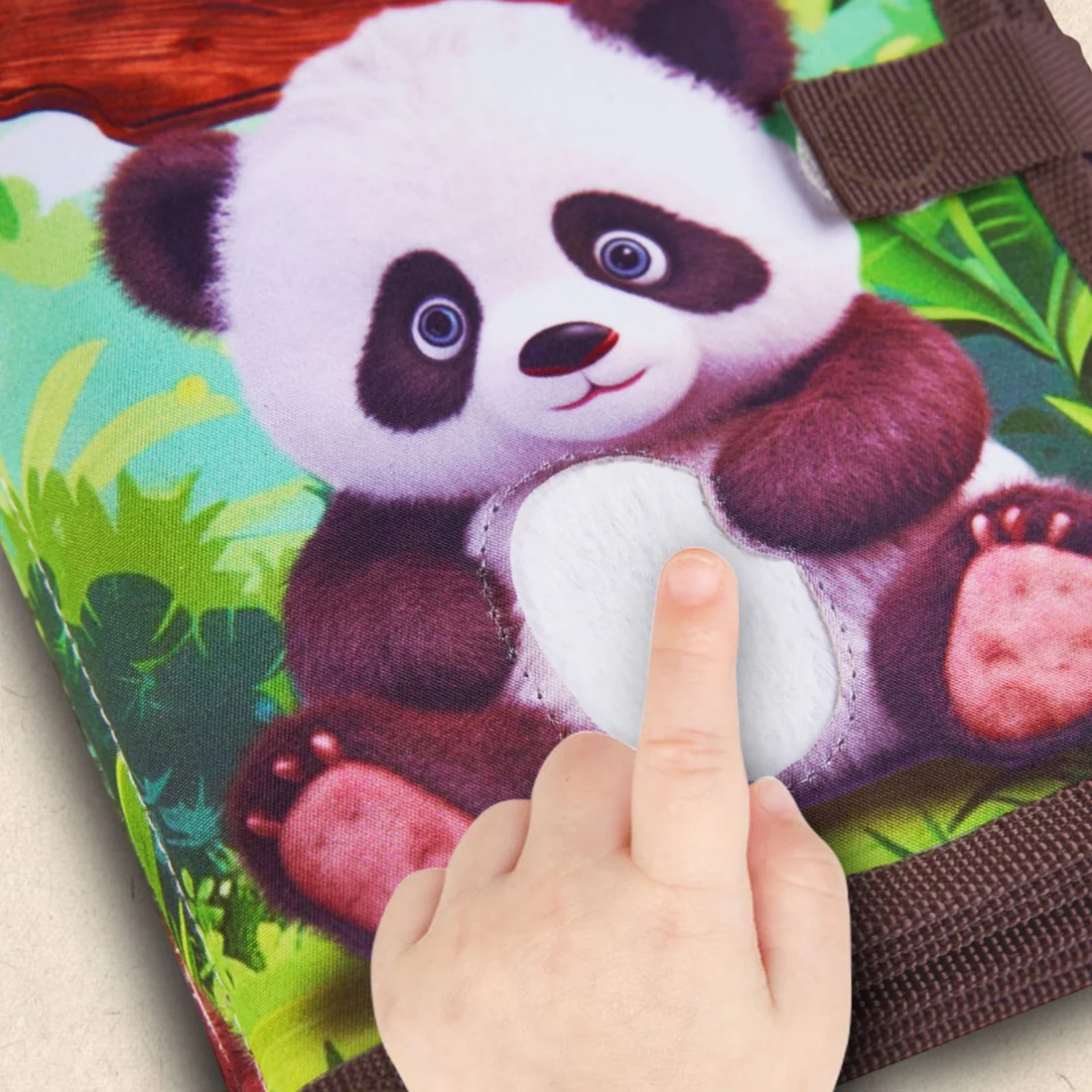 Wild Animals Tactile Touch and Feel Sensory Book - 360° - Image 2