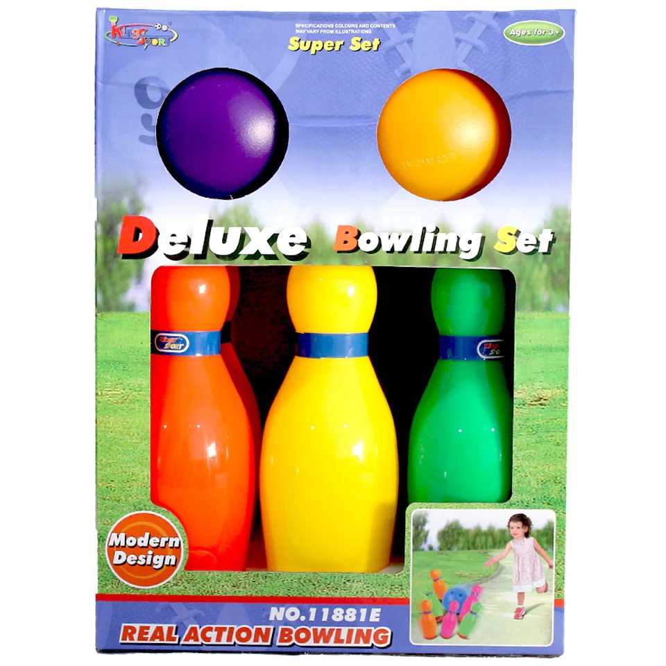 Kids Indoor Bowling Game Set | Fun Family Sports Play Set - Image 2